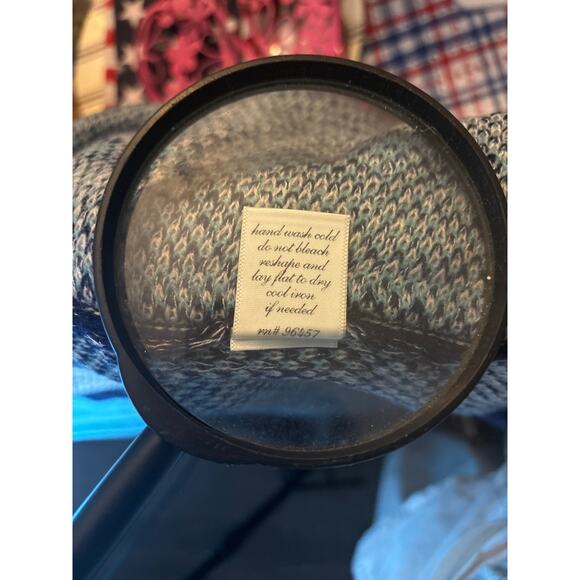 Miami Aztec Tribal Print Women's Waterfall Sweater Small Southwestern Cozycore - Picture 11 of 11